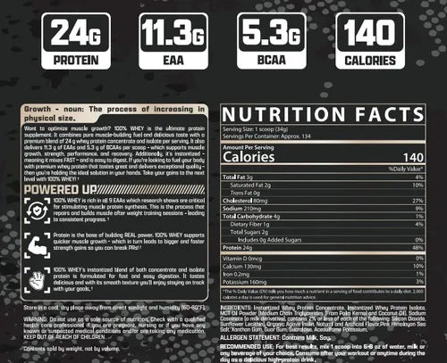 100% Whey Vainilla 10 lbs - NUTREX
