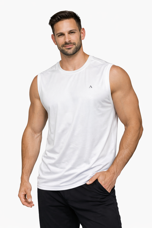 Musculosa deportiva blanca