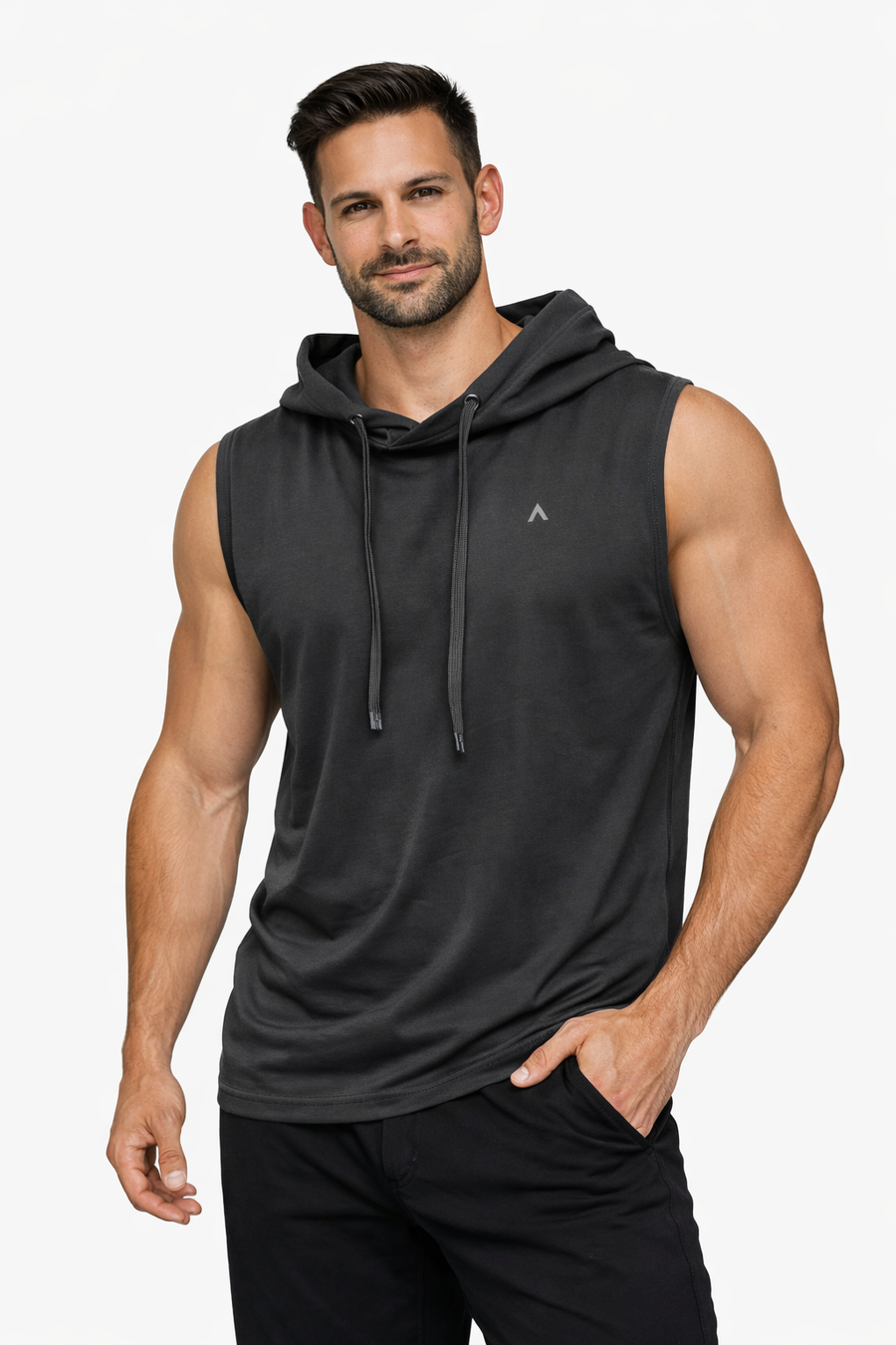 Ath-Dept Sport Wear con Capucha Negra
