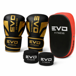 Kit foco + guantes de boxeo + vendas