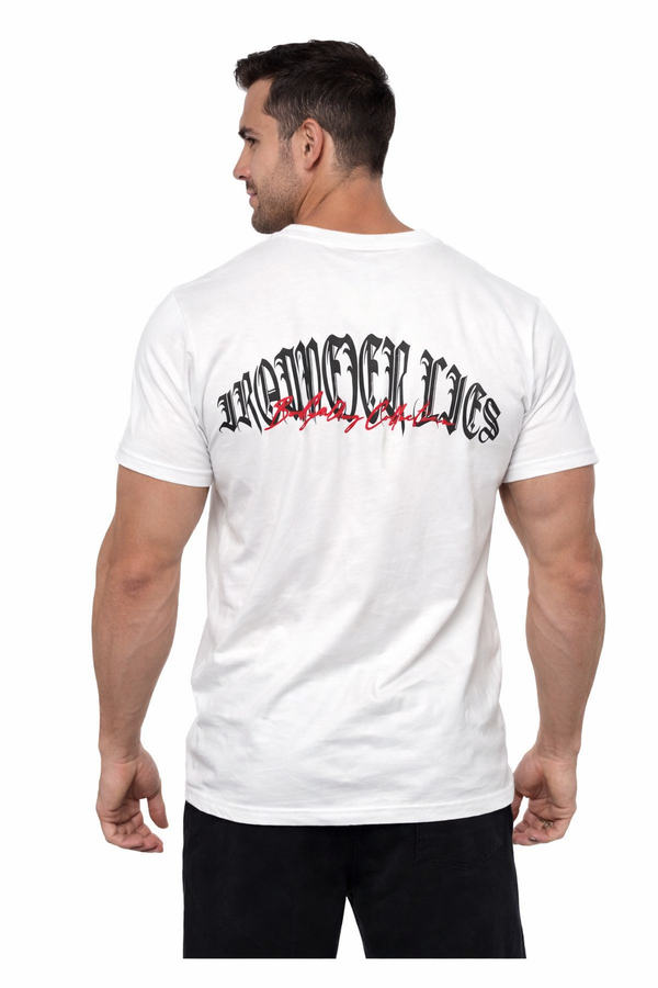 Remera Oversize EVO blanca "Iron Never Lies"