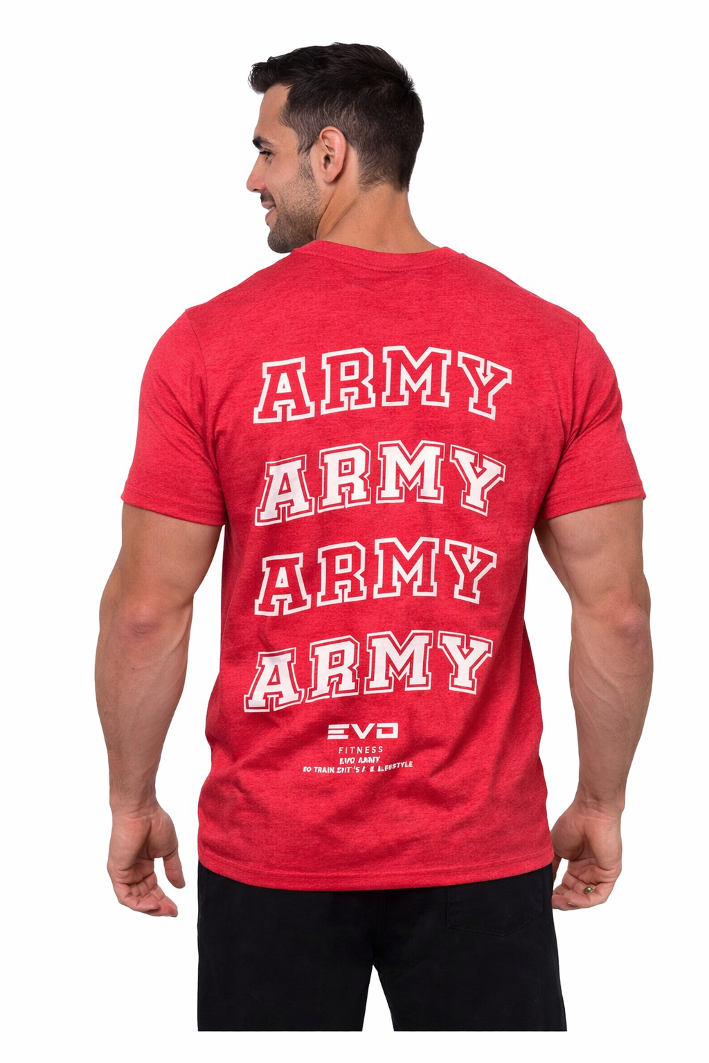 Remera EVO Army roja