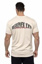 Remera Oversize EVO beige "Iron Never Lies"