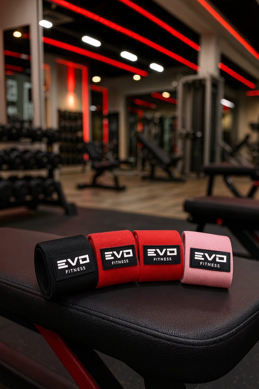 Muñequeras All Red EVO Fitness