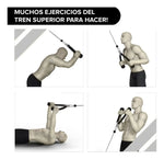Cuerda Agarre Gym Polea Musculación