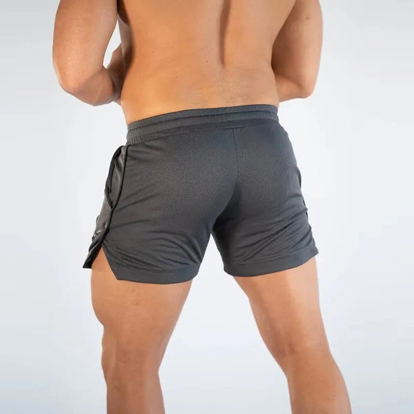 Short De Entrenamiento Gimnasio Fitness Aesthetic Evo Gris