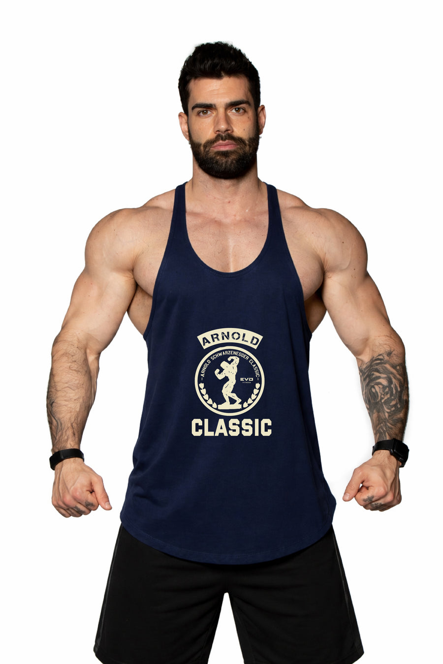 Musculosa Arnold Classic Azul Marino