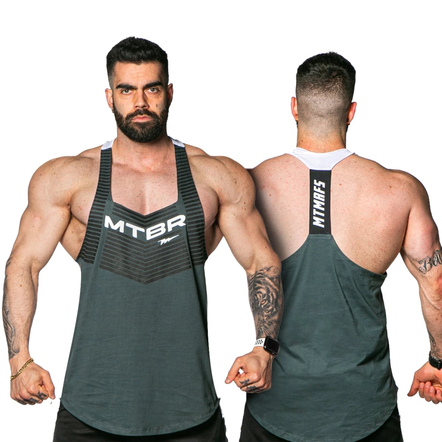 Musculosa Anatomic VShape Space Gris