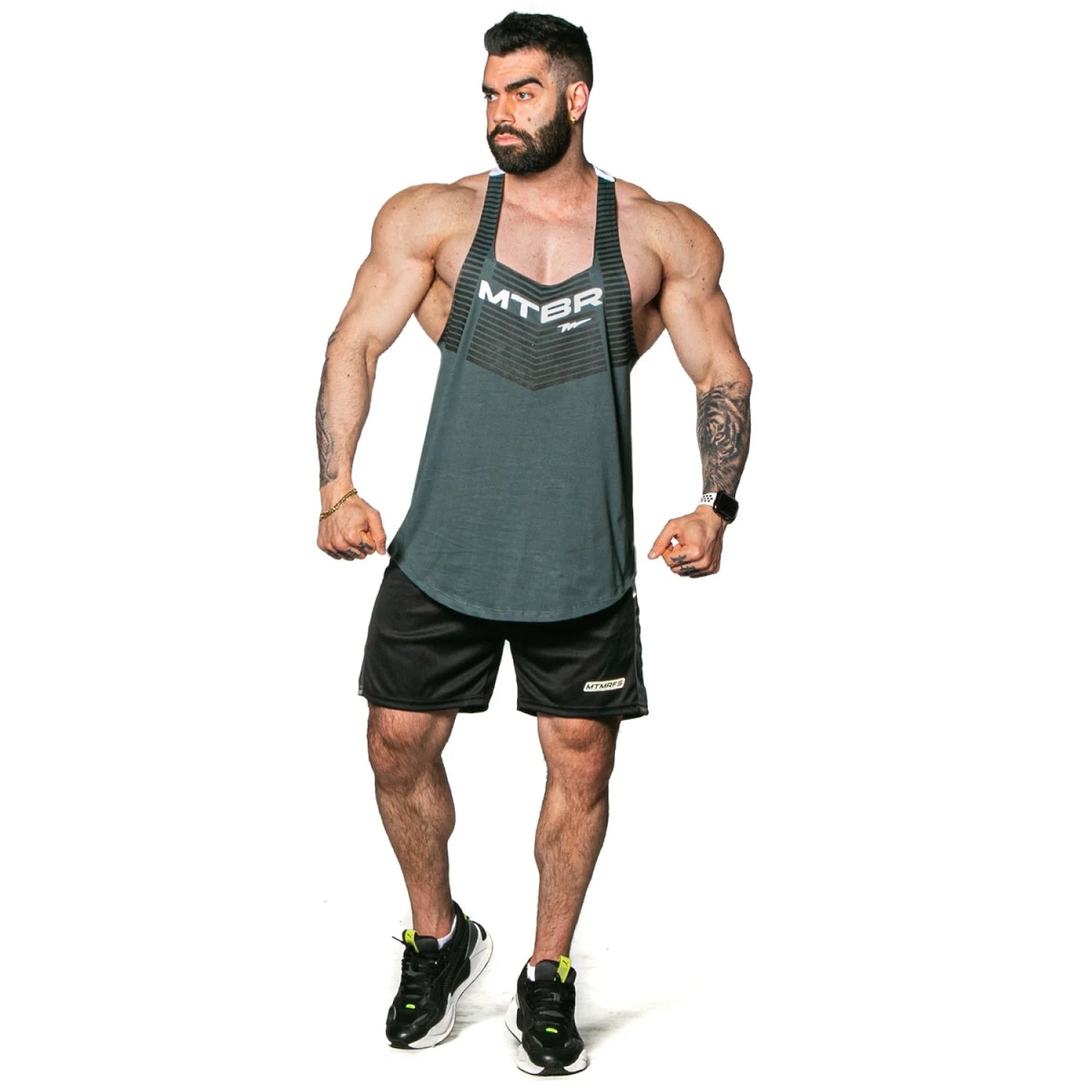 Musculosa Anatomic VShape Space Gris