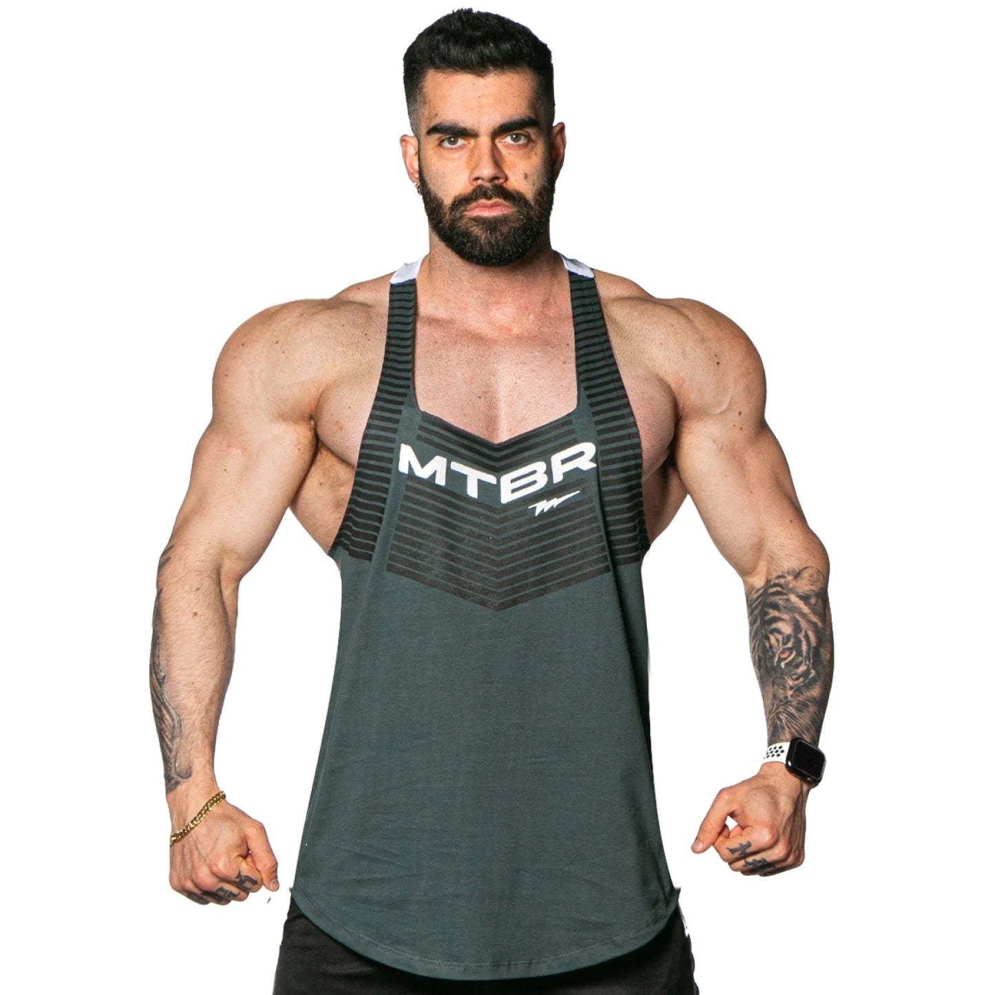 Musculosa Anatomic VShape Space Gris
