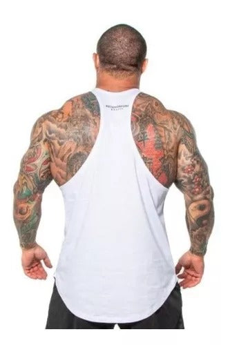 Musculosa Anatomic Usa Flag Blanca