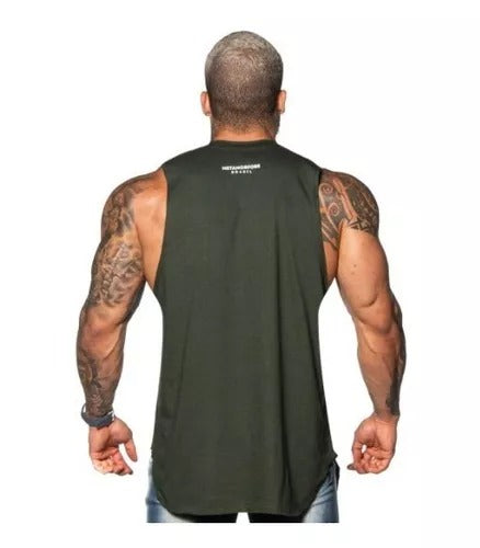 Musculosa Leñador Militar Snow Verde