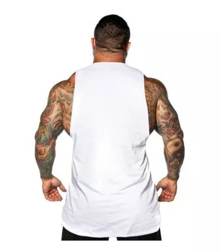 Musculosa Leñador Lettering