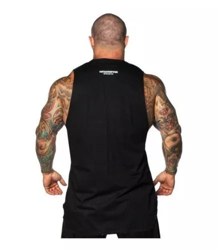 Musculosa Leñador Strong Negra