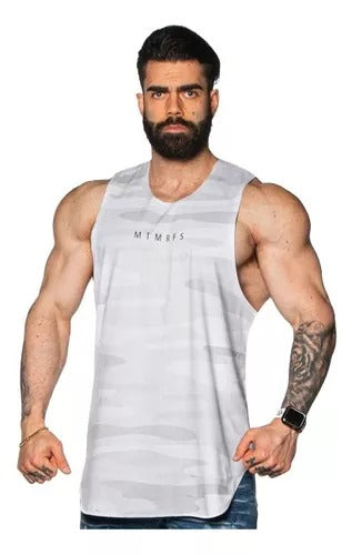 Musculosa Leñador Snow Blanca