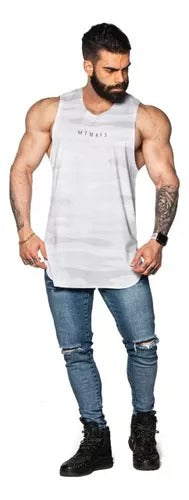 Musculosa Leñador Snow Blanca