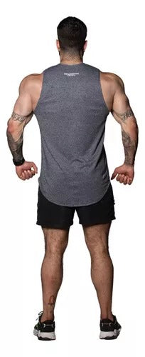 Musculosa Leñador Style Eagle gris