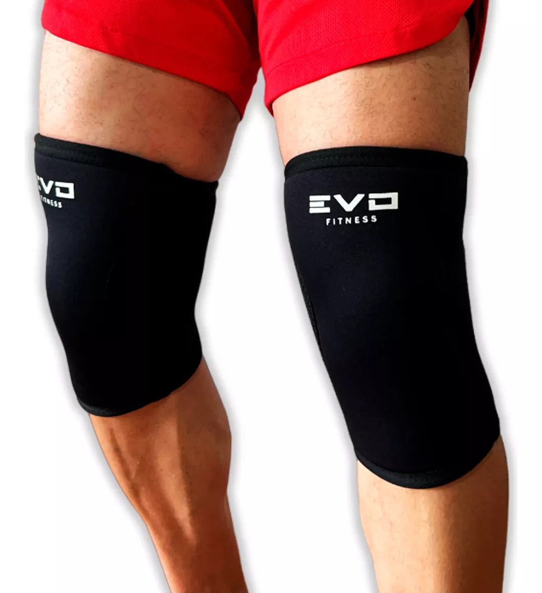 Rodilleras Neo Preno 7mm Profesional Powerlifter Gym Negras