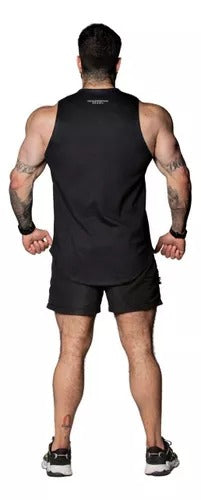 Musculosa Leñador Meta Black