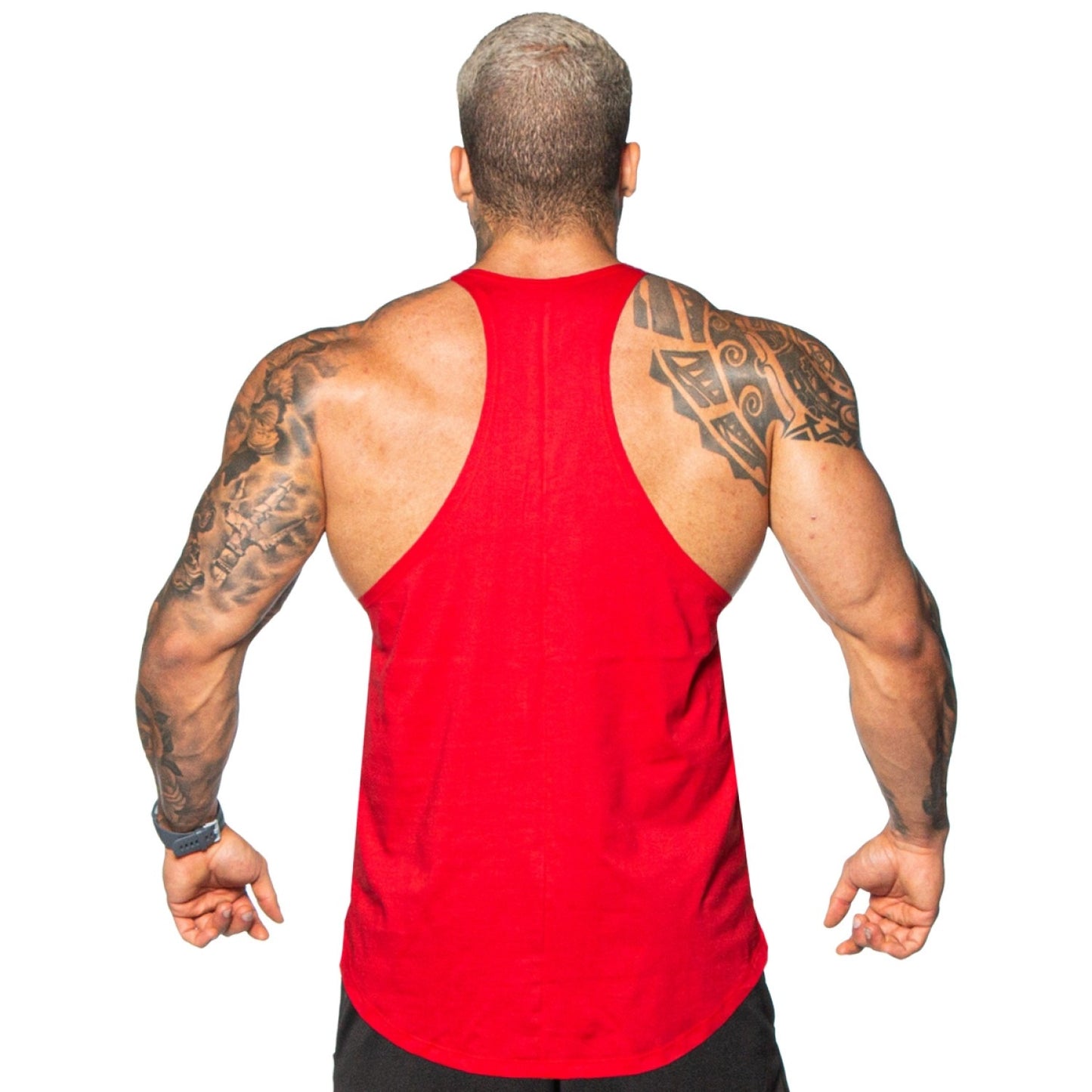 Musculosa lisa Roja