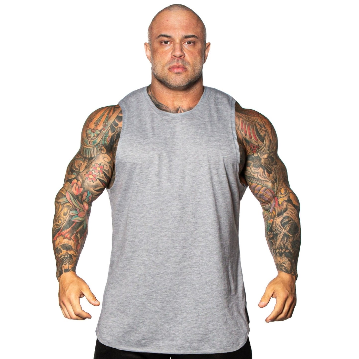 Musculosas Leñador Gris