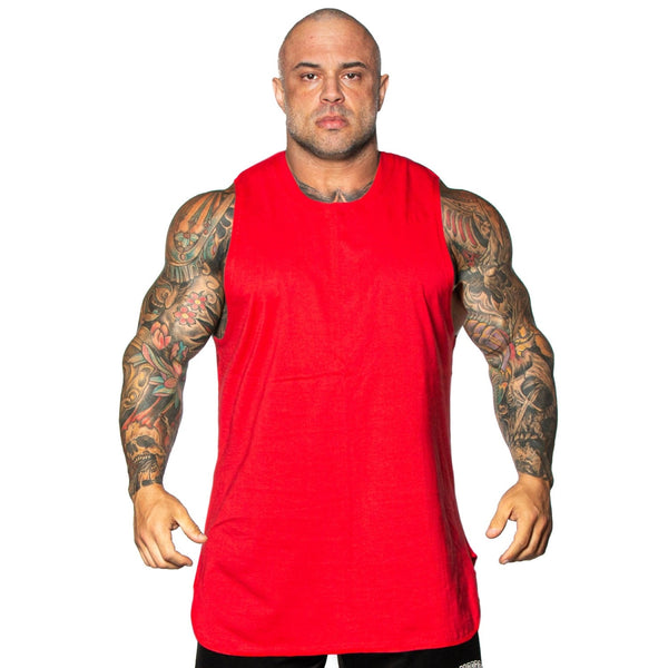 Musculosas Leñador Roja