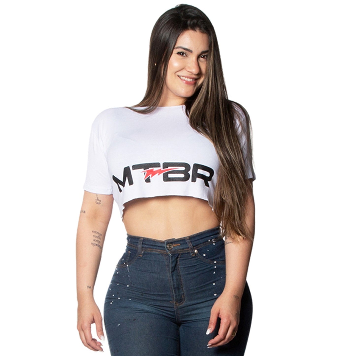 Cropped de Dama MTBR blanca