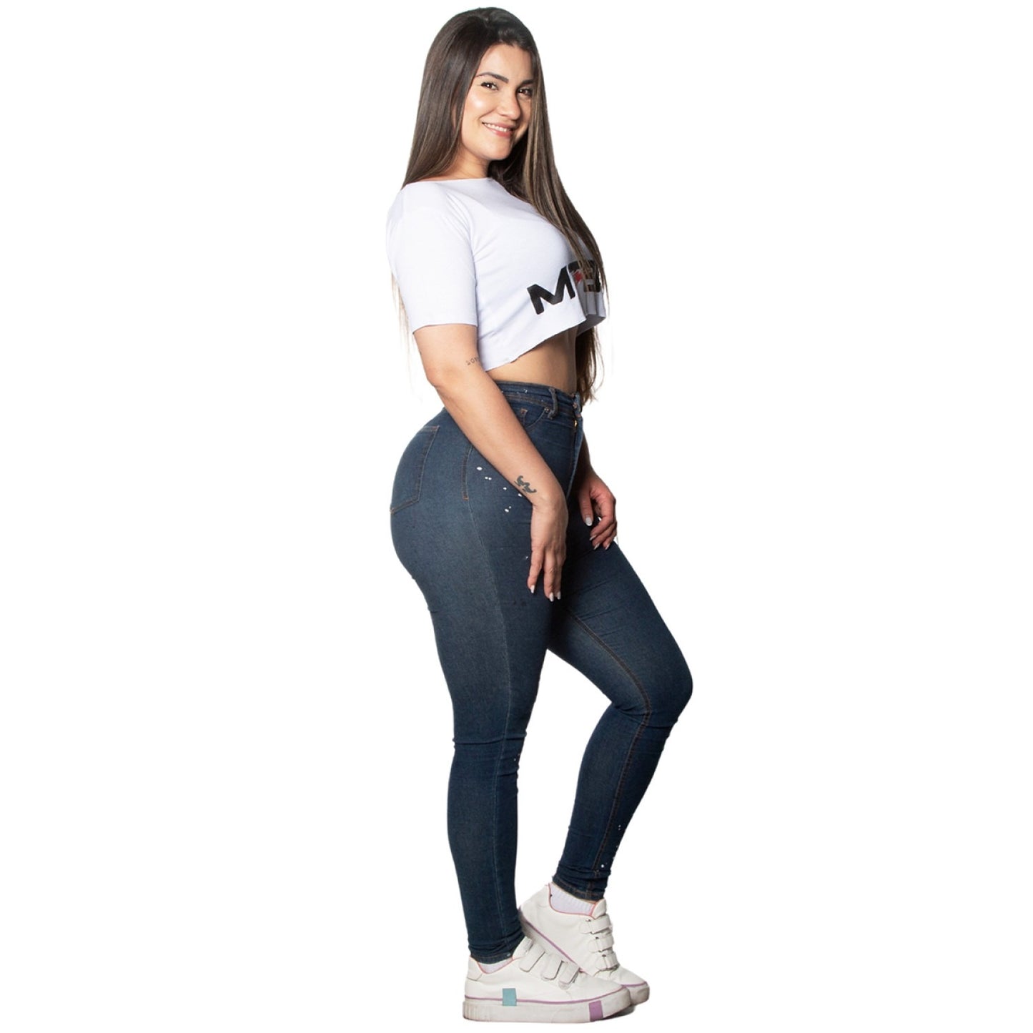 Cropped de Dama MTBR blanca