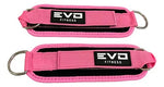Combo Tobillera Para Polea X2 rosa + Almohadilla De Barra rosa
