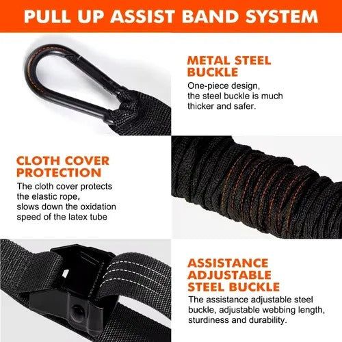 Set Bandas Elasticas Ayuda Para Dominadas Pull Up Pro Evo