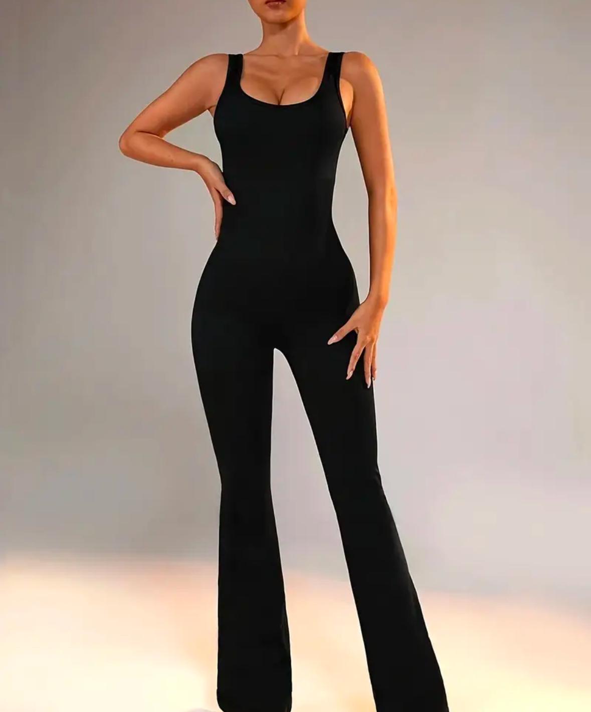 Catsuit con frunce sin mangas