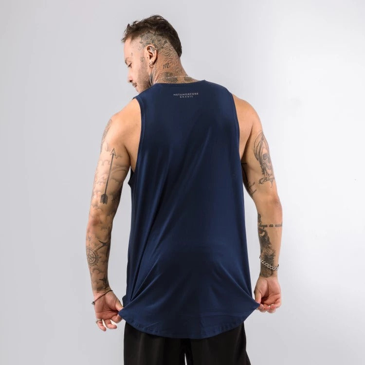 Musculosa Leñador Pacific Azul