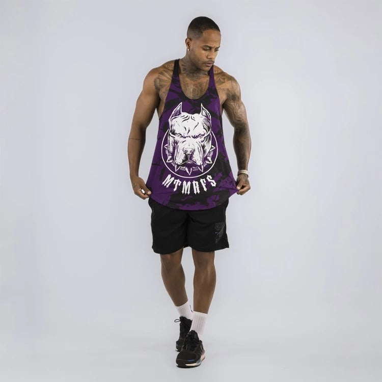 Musculosa Anatomic Pitbull Lila