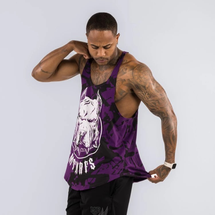 Musculosa Anatomic Pitbull Lila