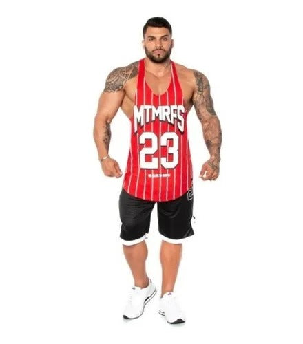 Musculosa Anatomic Baseball 23 roja