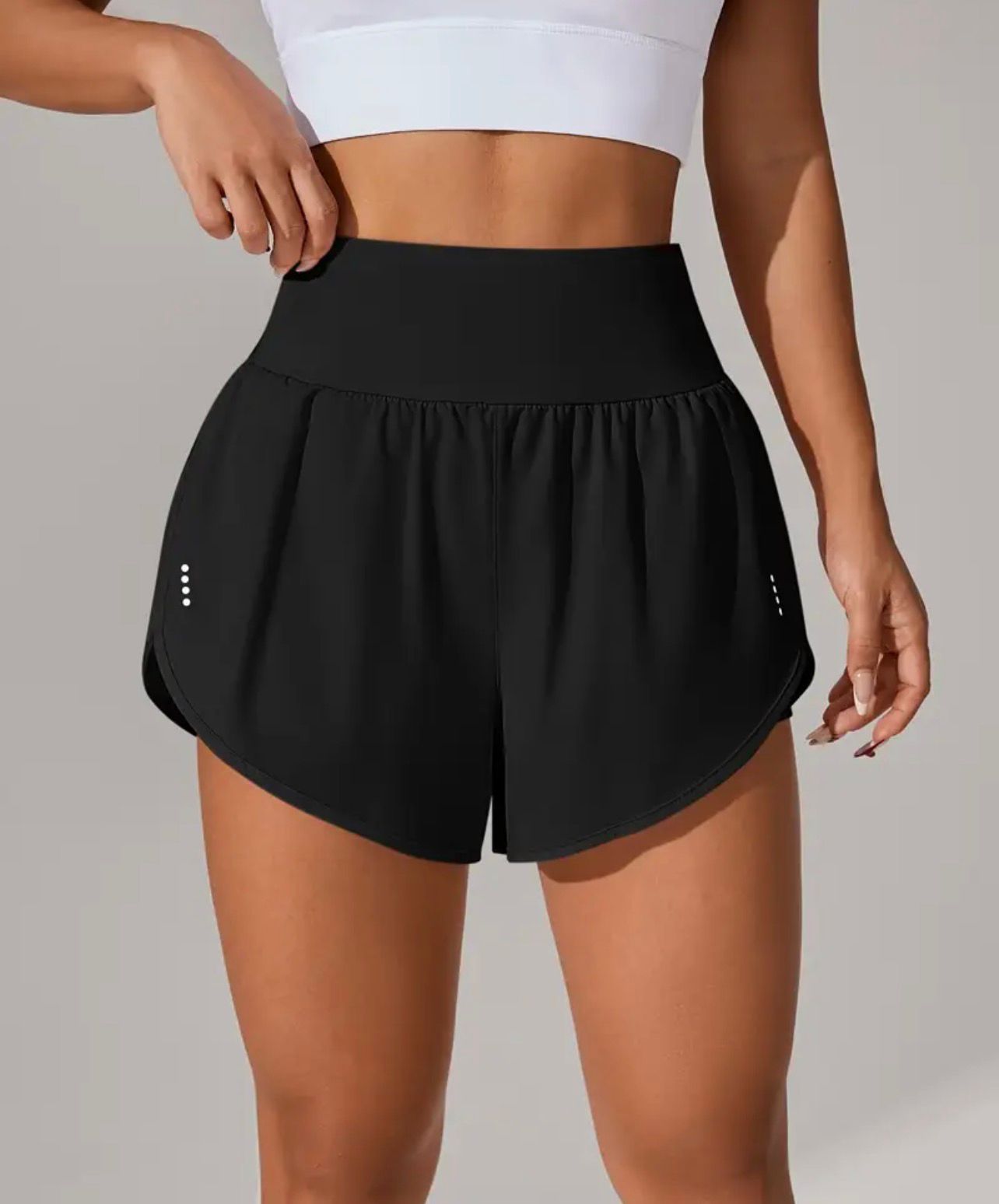Short negro de entrenamiento