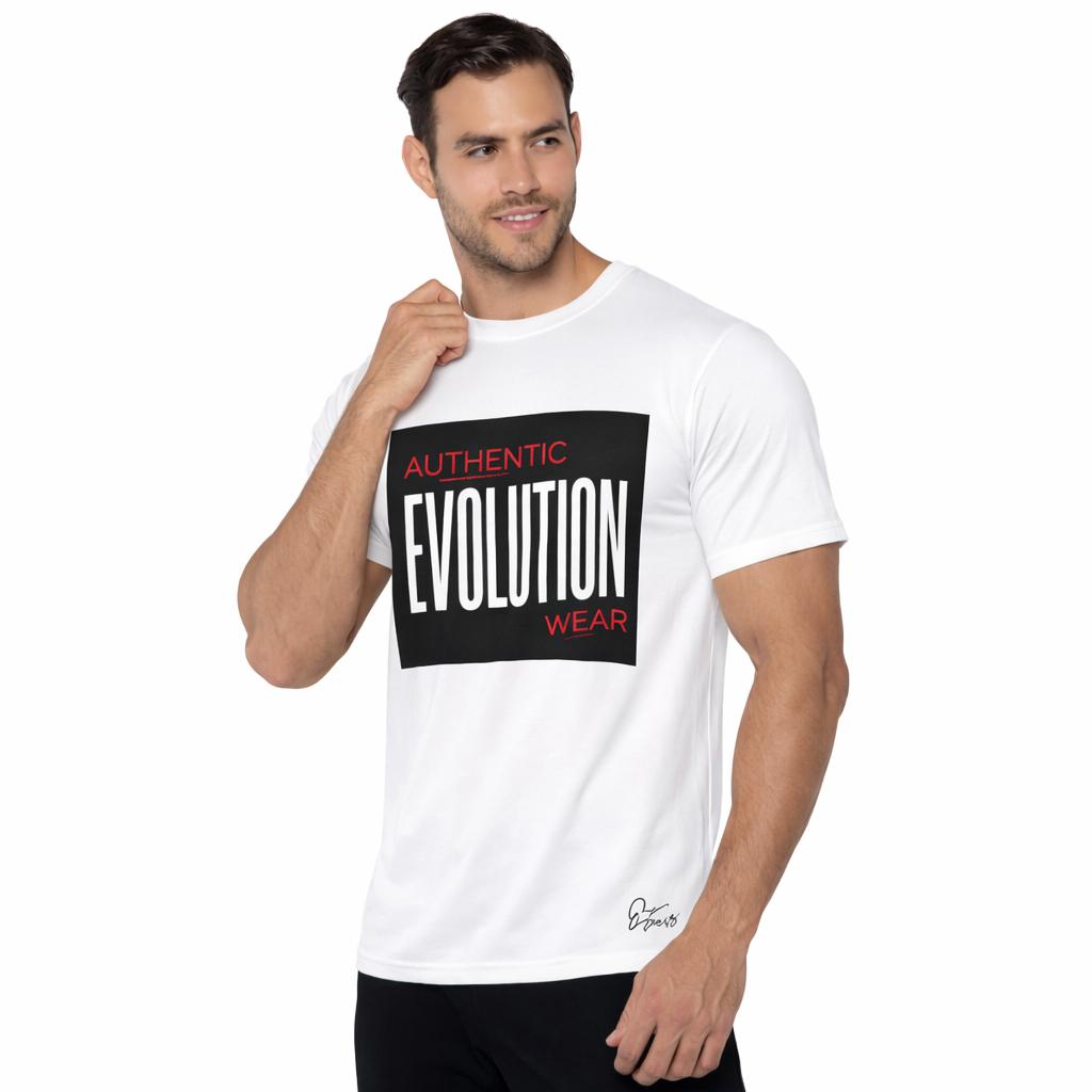 Remera Evolution blanca