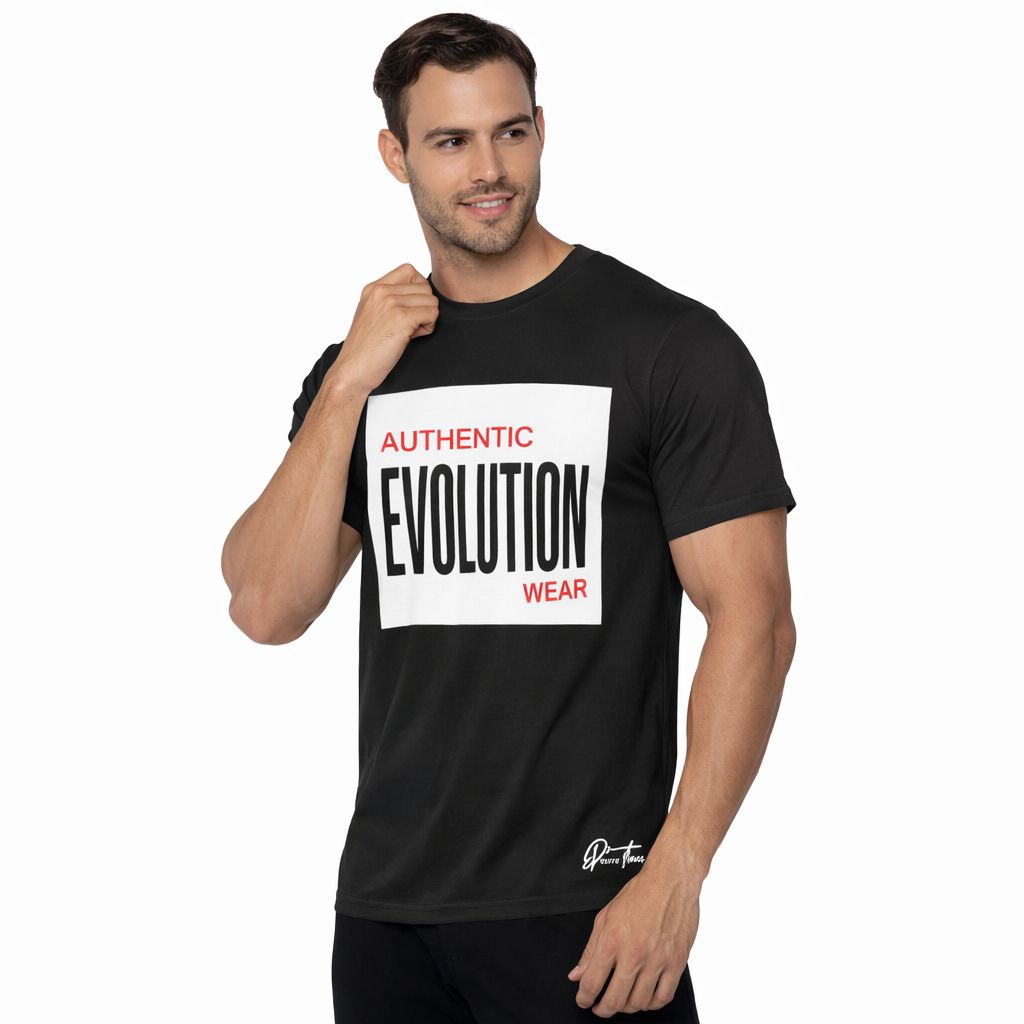 Remera Evolution Negra