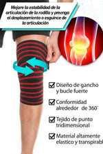 Rodilleras de Entrenamiento EVO Elásticas Negras y Amarillo