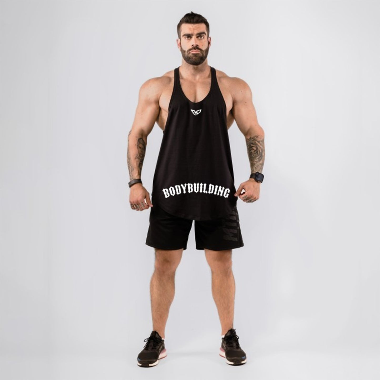 Musculosa Anatomic Tattoo Negra