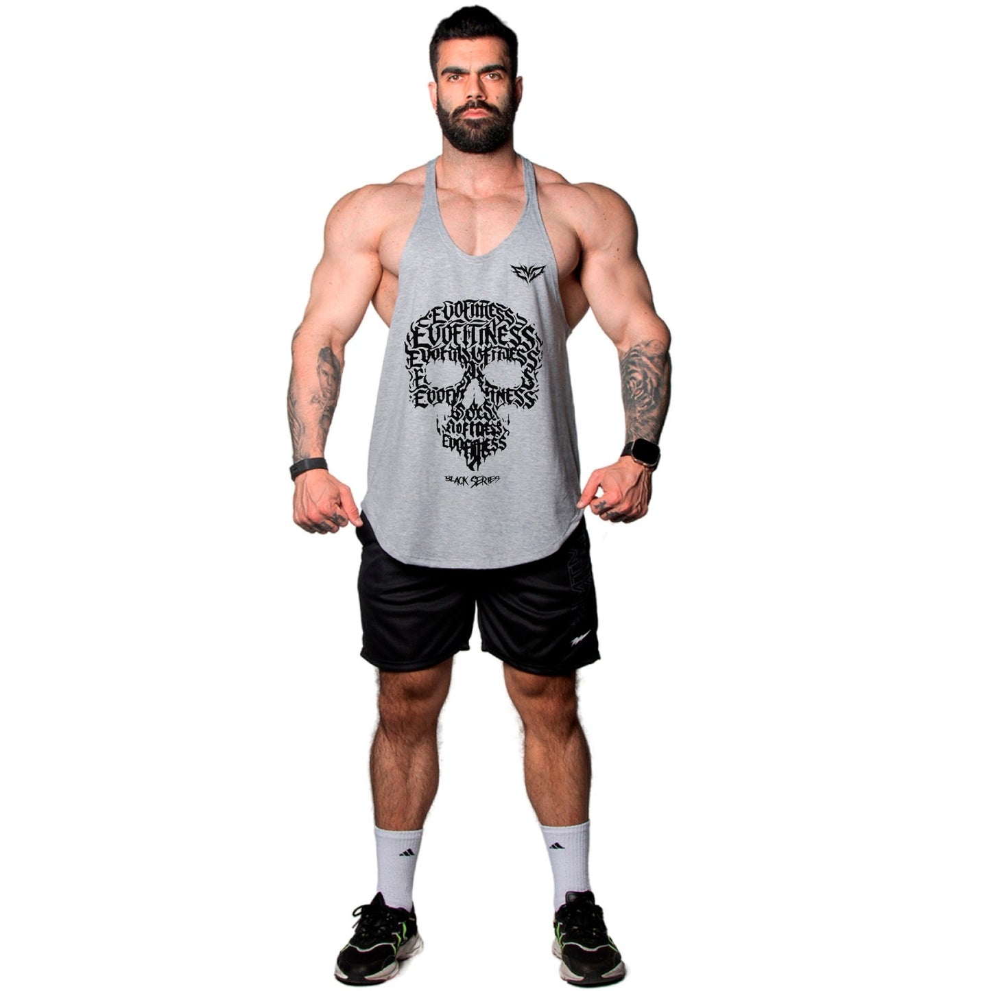Musculosa Anatomic Calavera gris EVO