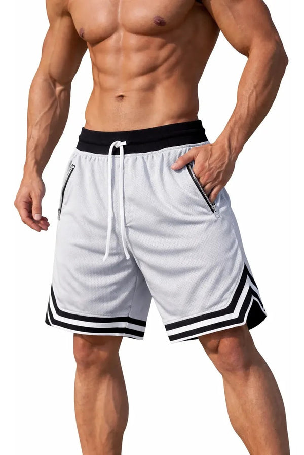 Bermuda Deportiva Basquet Gris
