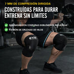 Rodilleras Neo Preno 7mm Compresion Gym Crossfit Negras
