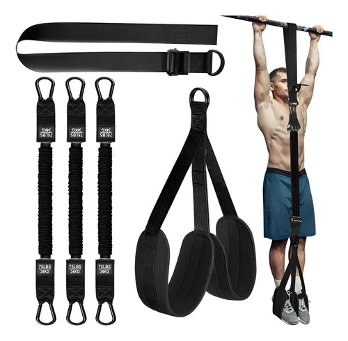 Set Bandas Elasticas Ayuda Para Dominadas Pull Up Pro Evo