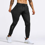 Pantalón Jogger Deportivo Hombre Negro Evo Fitness Cierres Negro