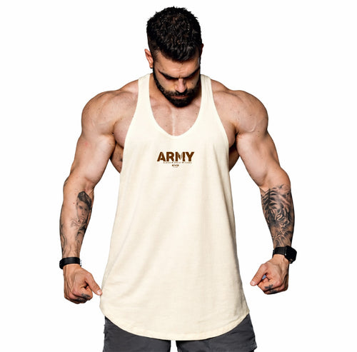 Musculosa Anatomic Beige Army