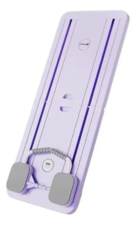 Tabla de pilates reformer portátil lila