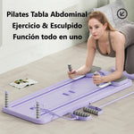 Tabla de pilates reformer portátil lila