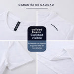 Remera Deportiva Hombre Dry Fit Running Blanca