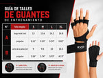 Guantes Gym con Muñequera Reforzada Antideslizante Fitness Evo